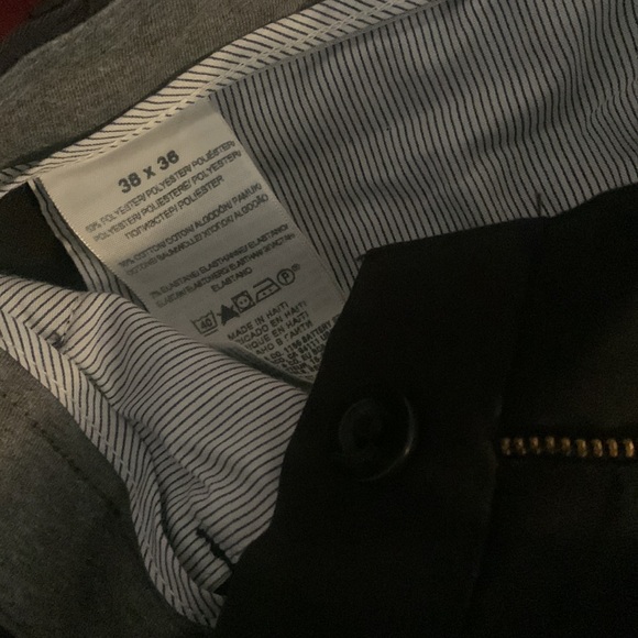 NWOT Dockers Straight Leg Pants Grey & Black - Picture 9 of 9